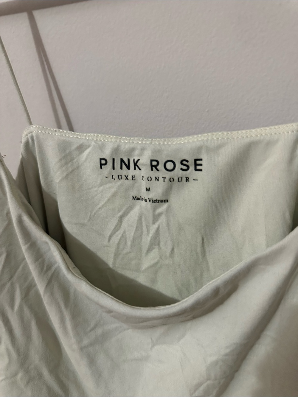 Pink Rose Women's Light Butter Yellow Spaghetti Strap Seamless Cami Top - Picture 3 of 3